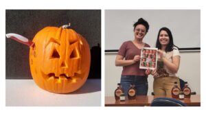 Résultat du concours de sculpture de citrouilles